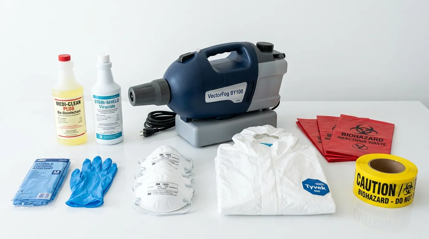 Professional biohazard remediation crew working in Westerleigh